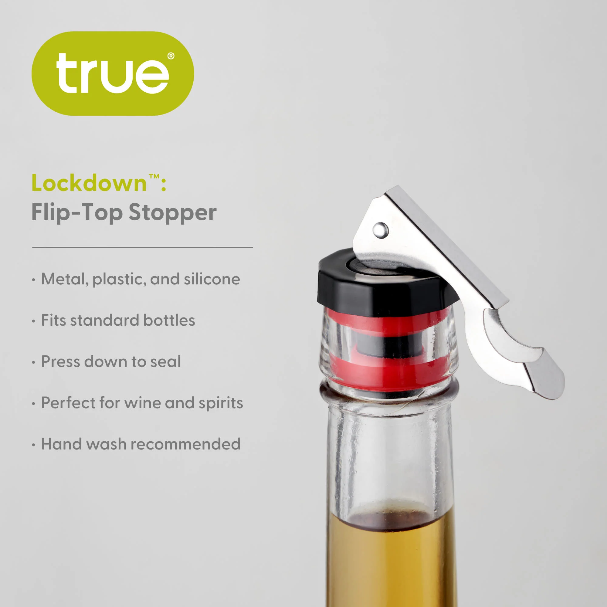 Lockdown Flip-Top Bottle Stopper - Image 5