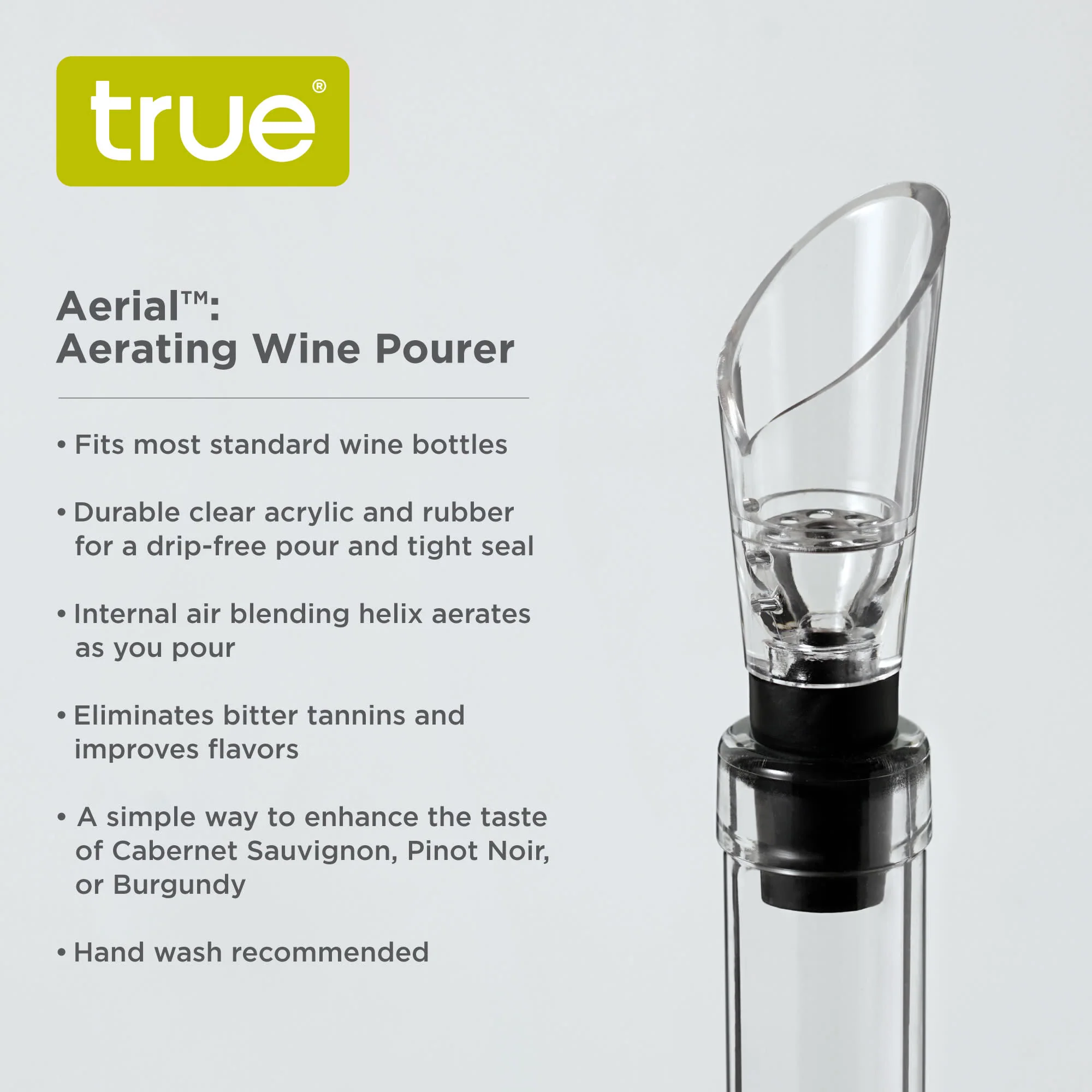 Aerial Aerating Wine Pourer, Bulk - Image 4