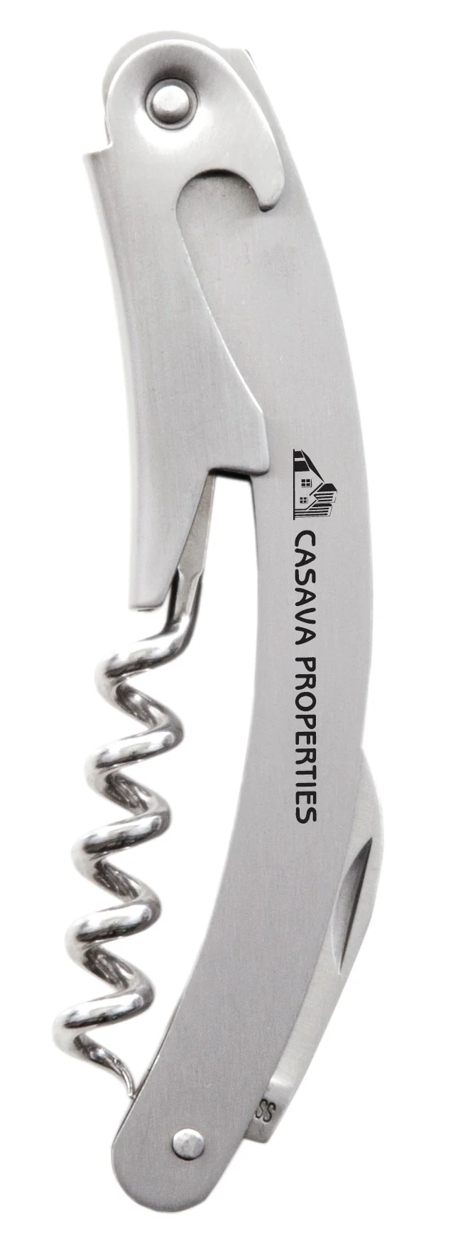 Curve Waiter's Corkscrew in Stainless Steel, Bulk - Image 3