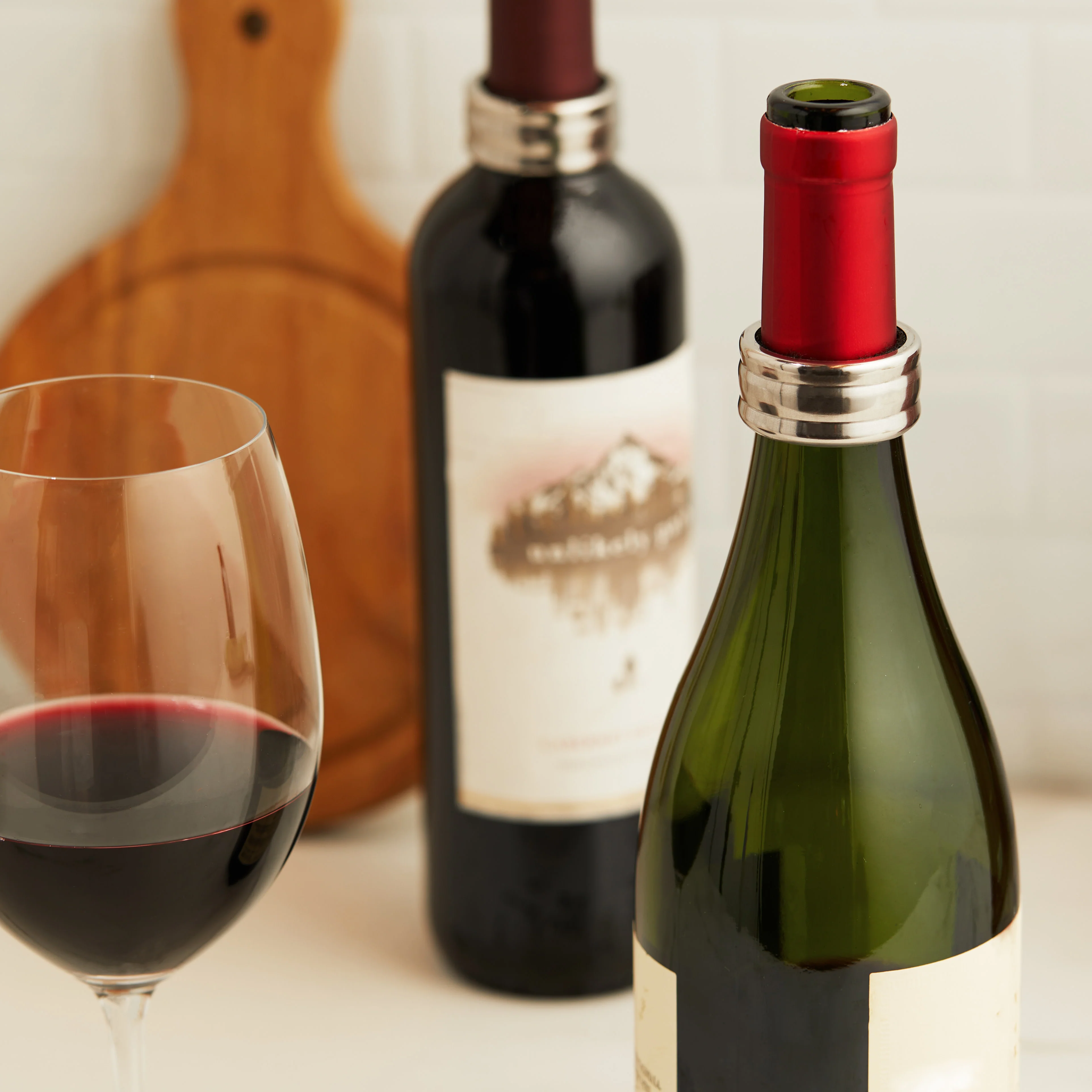 Circlet Wine Bottle Drip Rings, Set of 2 - Image 4