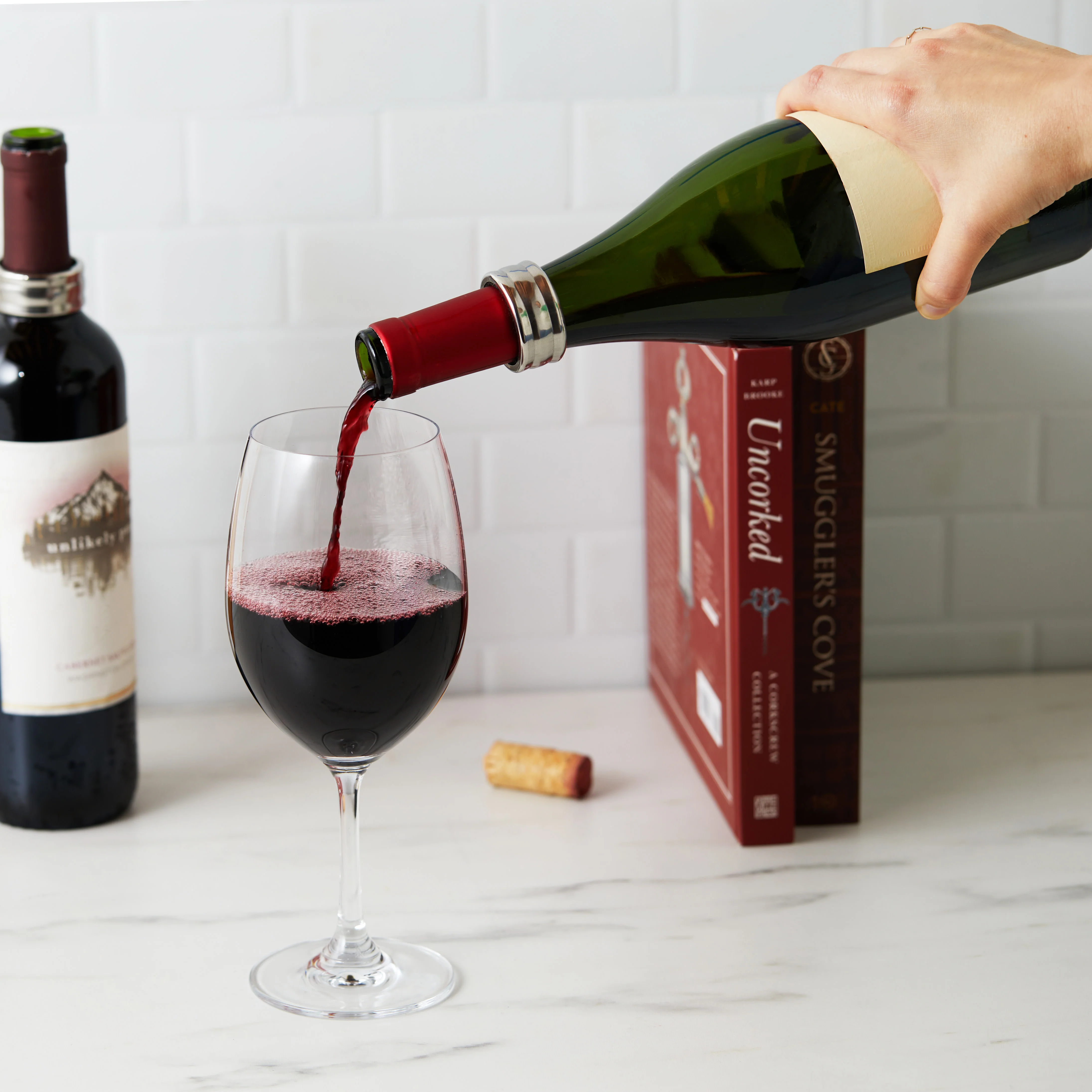 Circlet Wine Bottle Drip Rings, Set of 2 - Image 5