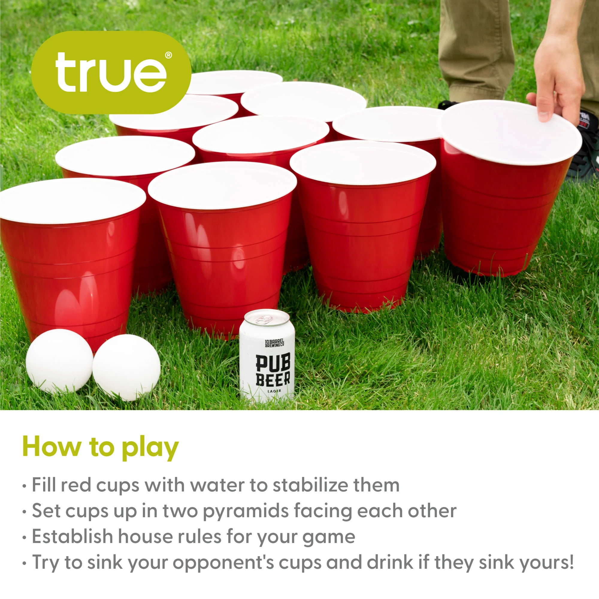 Party Giant Beer Pong Kit - Image 6