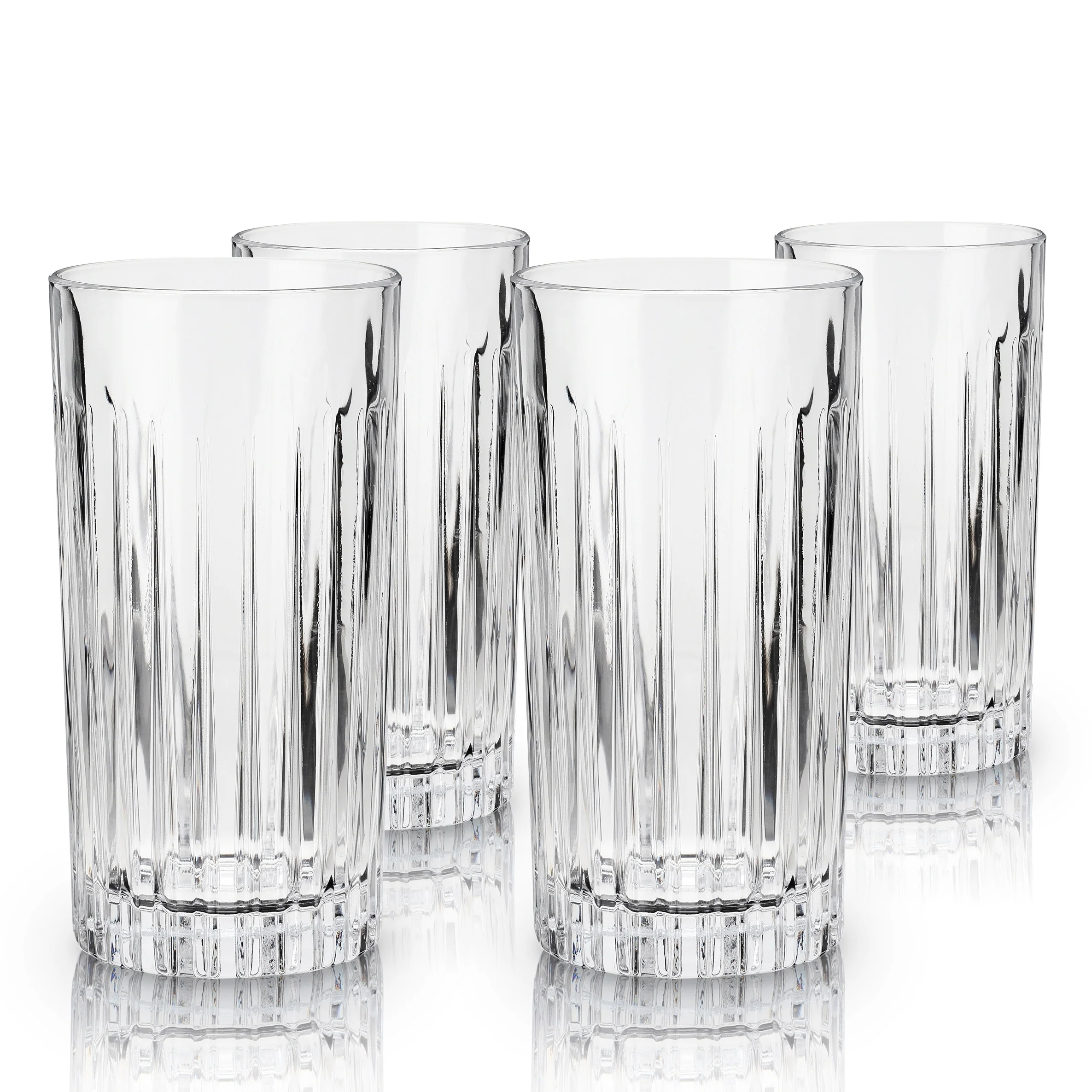 Reserve Milo Crystal Highball Glasses, Set of 4 - Image 3