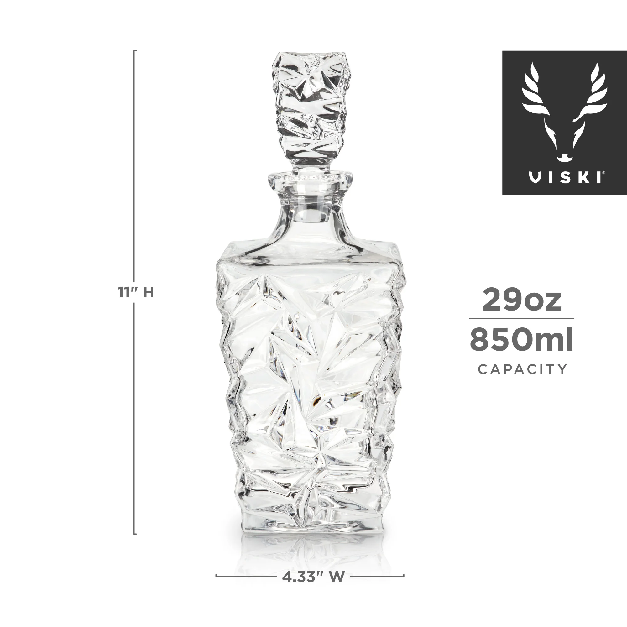 Prism Crystal Whiskey Decanter - Image 6