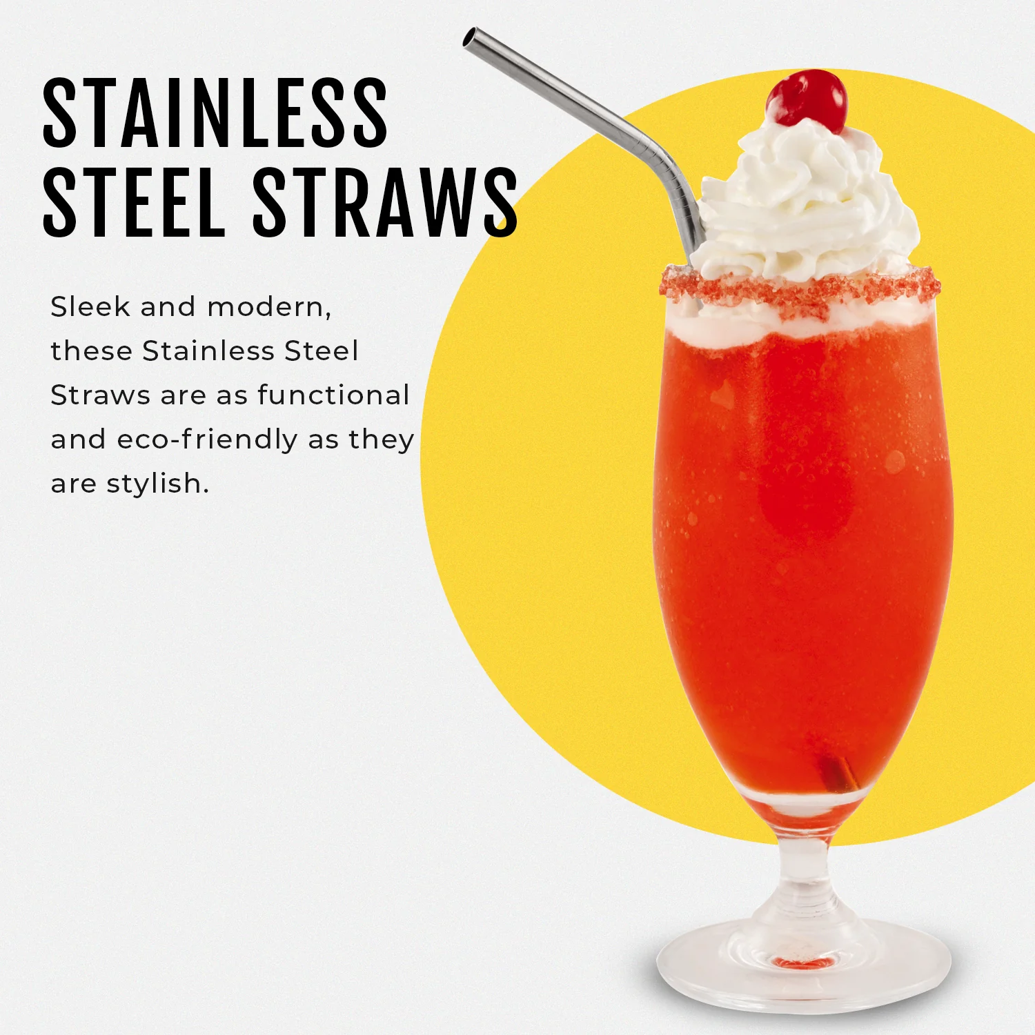 Savoy Straws in Stainless Steel, Set of 4 - Image 4