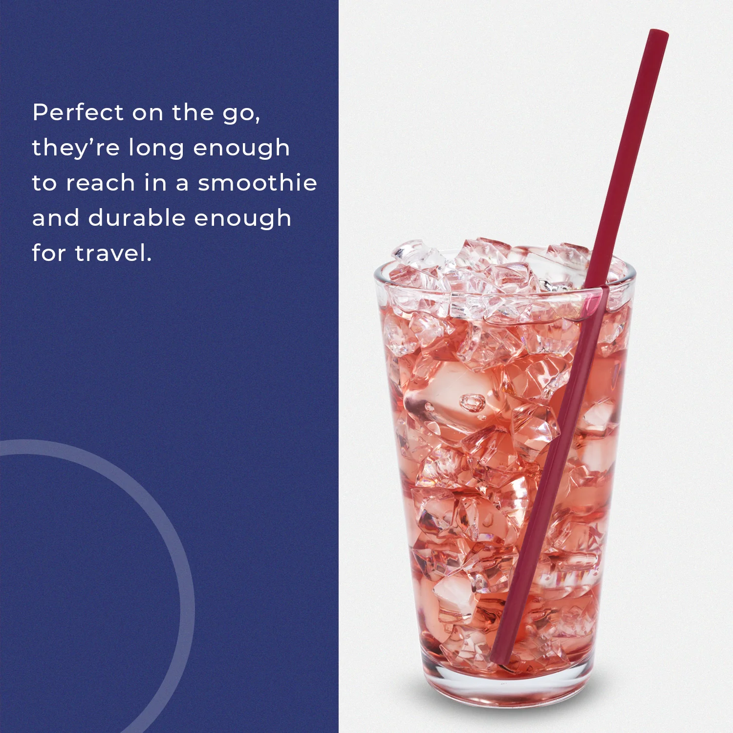 Savoy Silicone Straws with Cleaning Brush, Set of 6 - Image 5