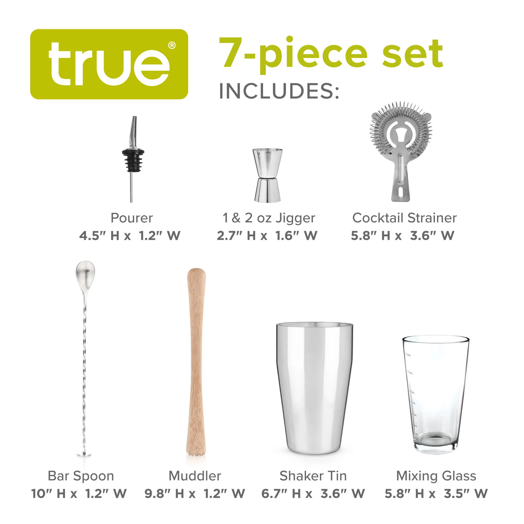 7-Piece Mixologist Barware Set - Image 9
