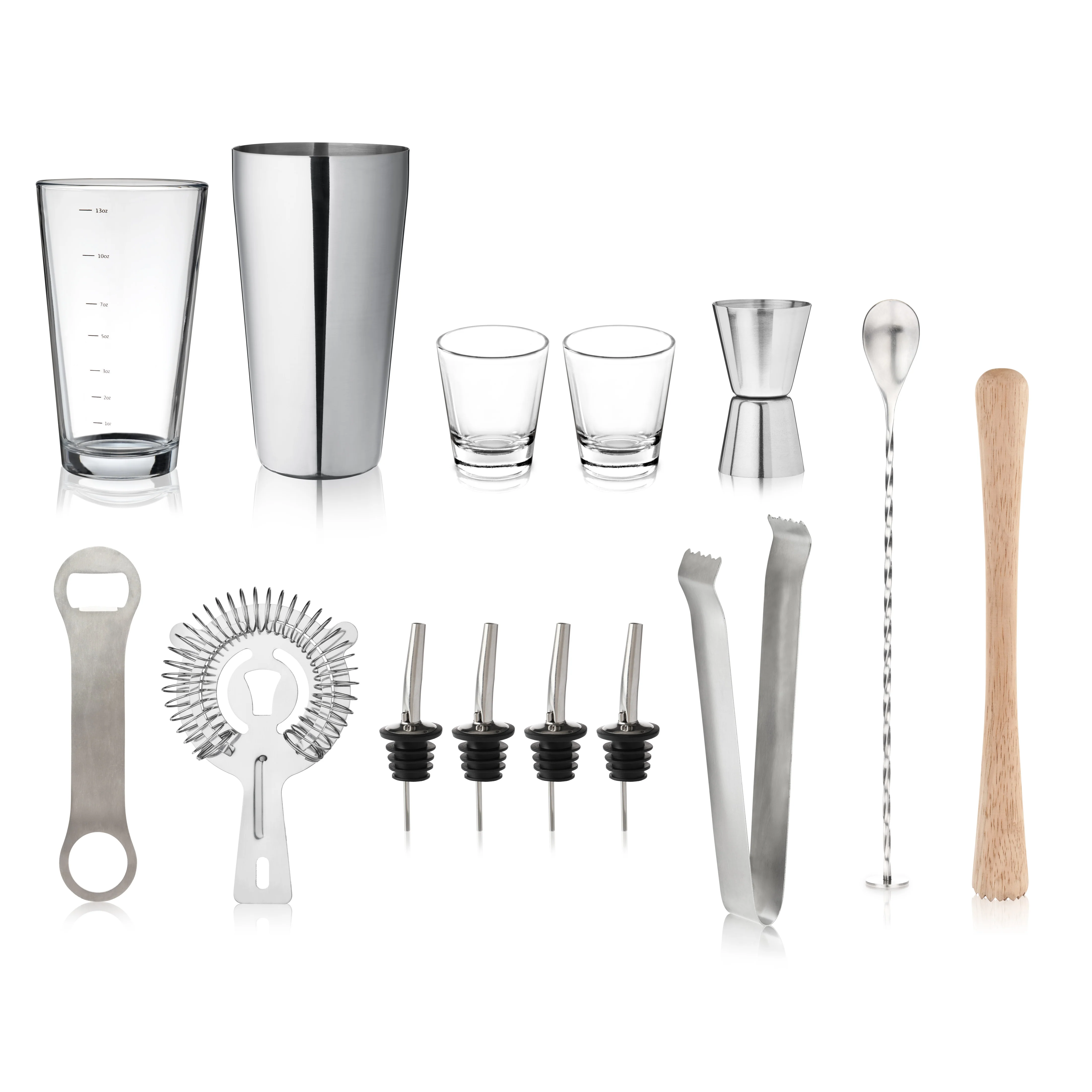 14-Piece Mixologist Barware Set - Image 3
