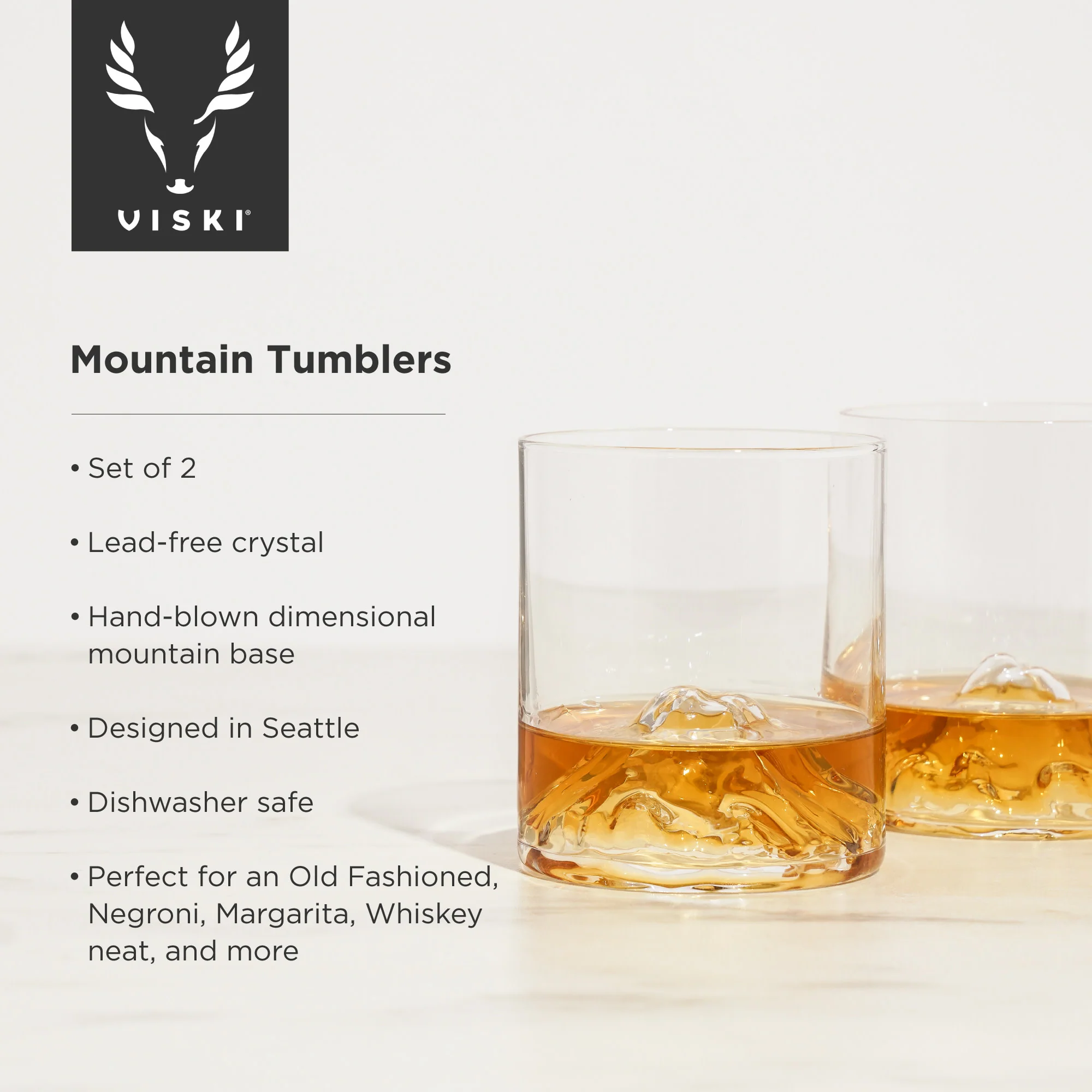 Mountain Crystal Tumblers, Set of 2 - Image 6
