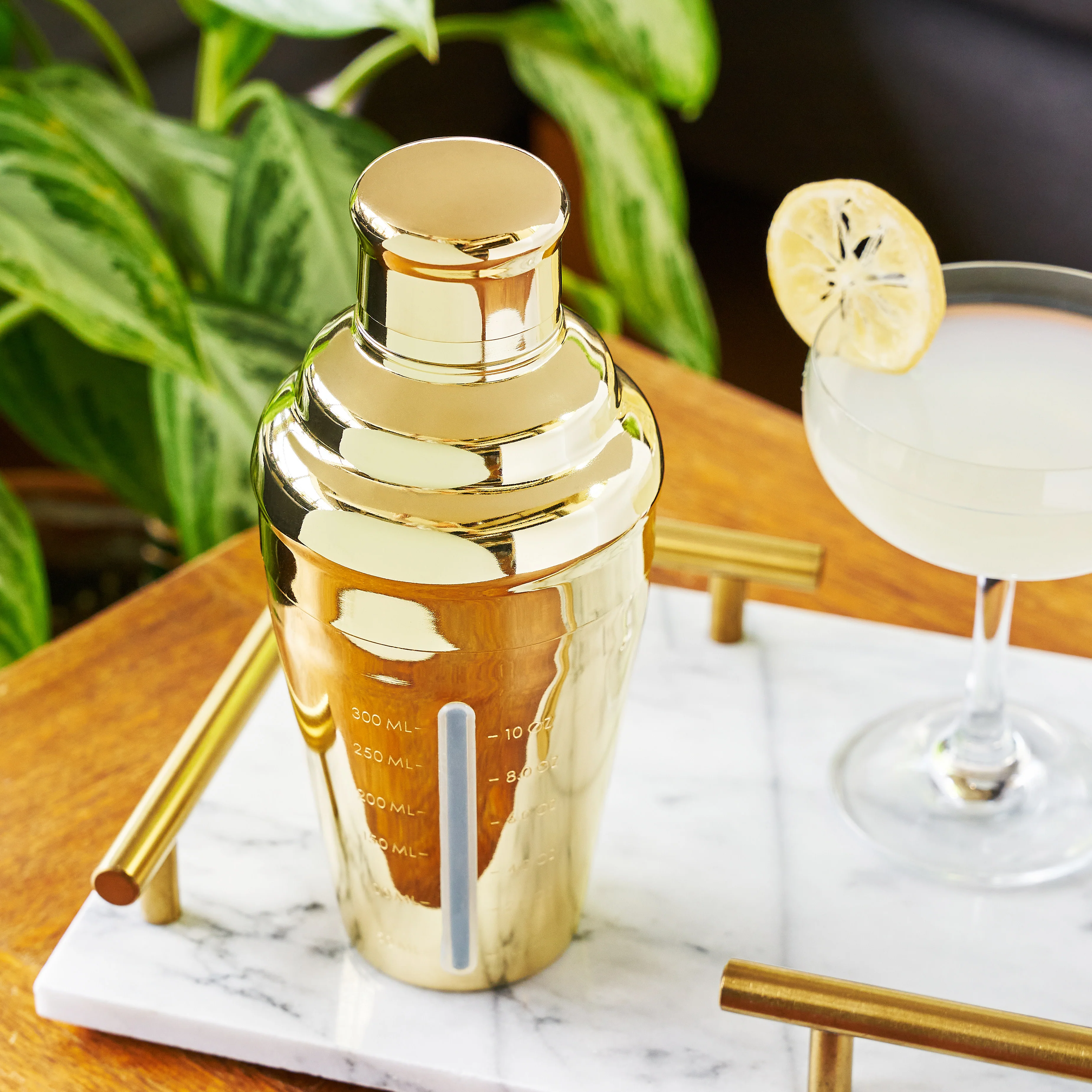 Belmont Measured Cocktail Shaker in Gold - Image 6