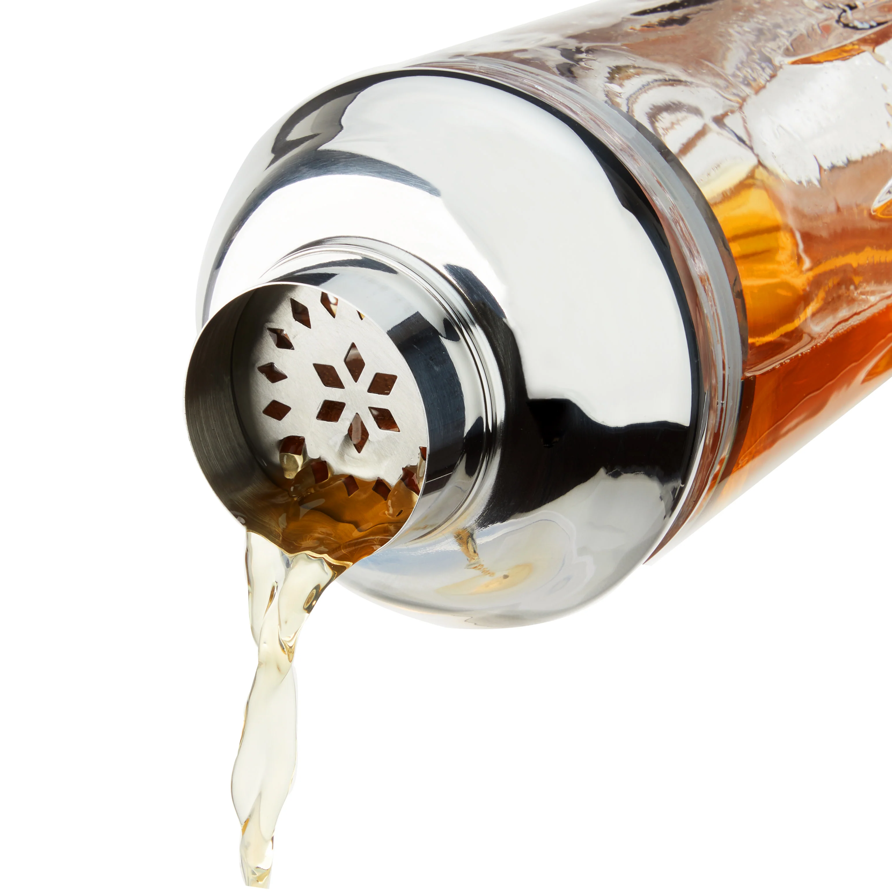 Admiral Crystal Cocktail Shaker in Stainless Steel - Image 3