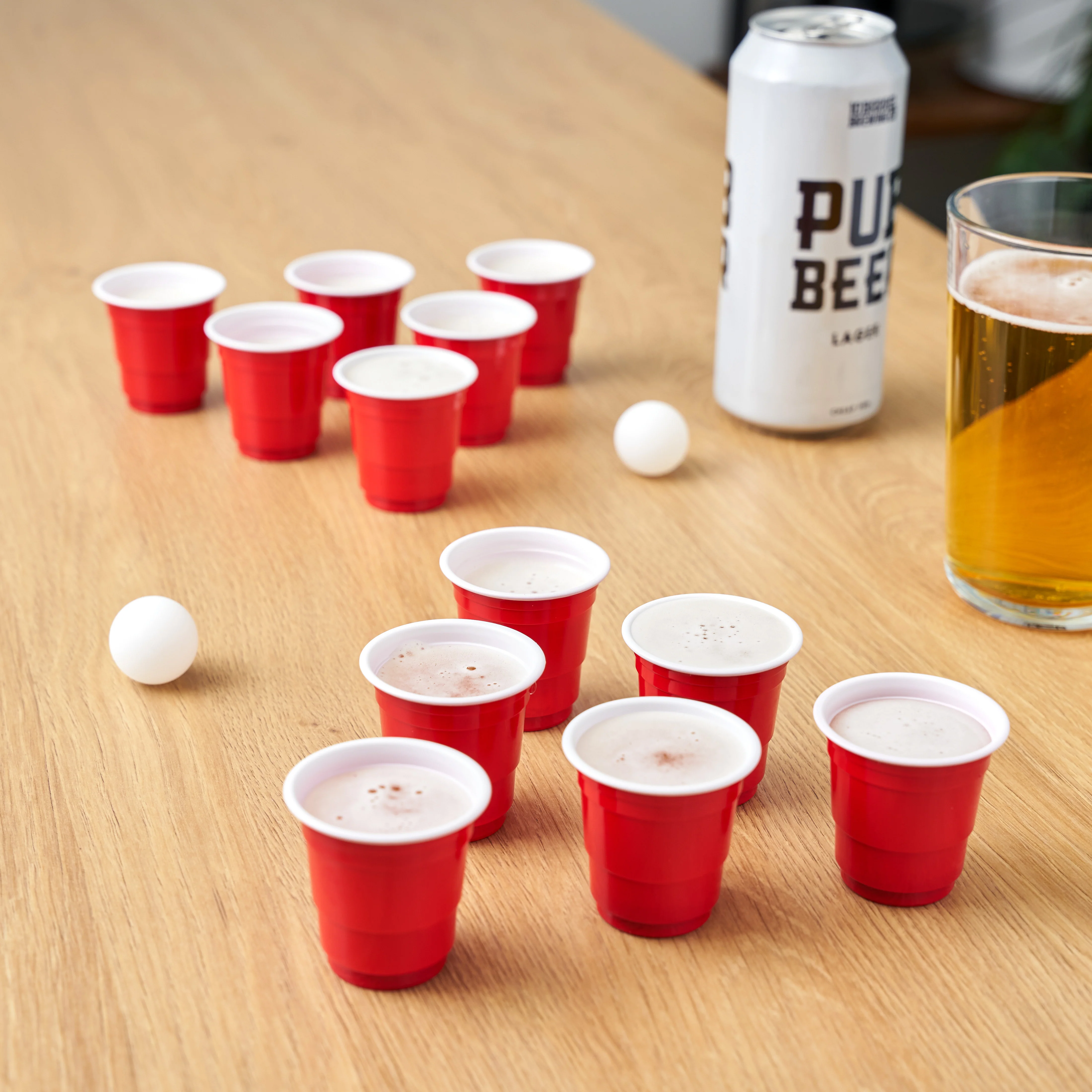 Party Mini Beer Pong Kit - Image 4