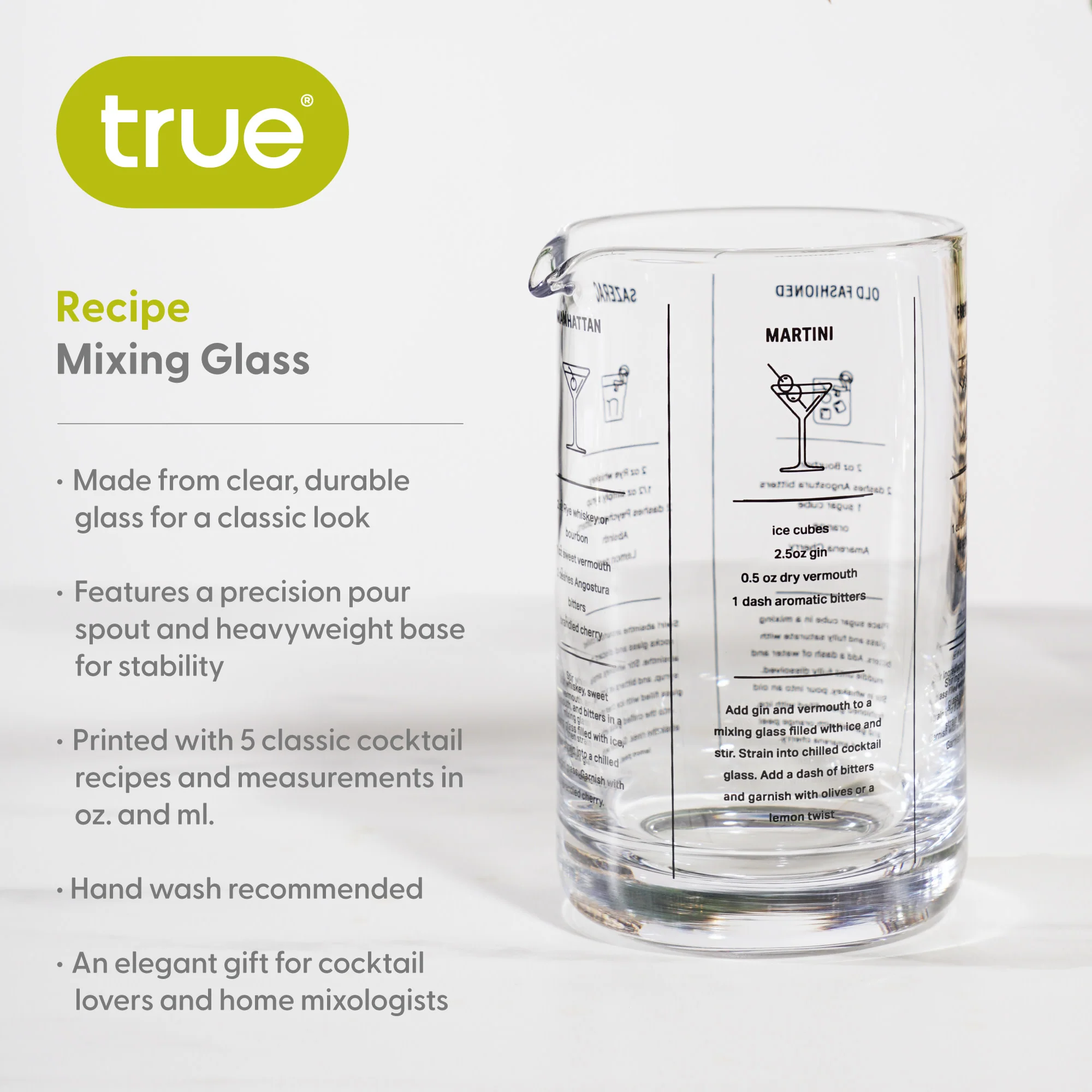 Recipe Mixing Glass - Image 6