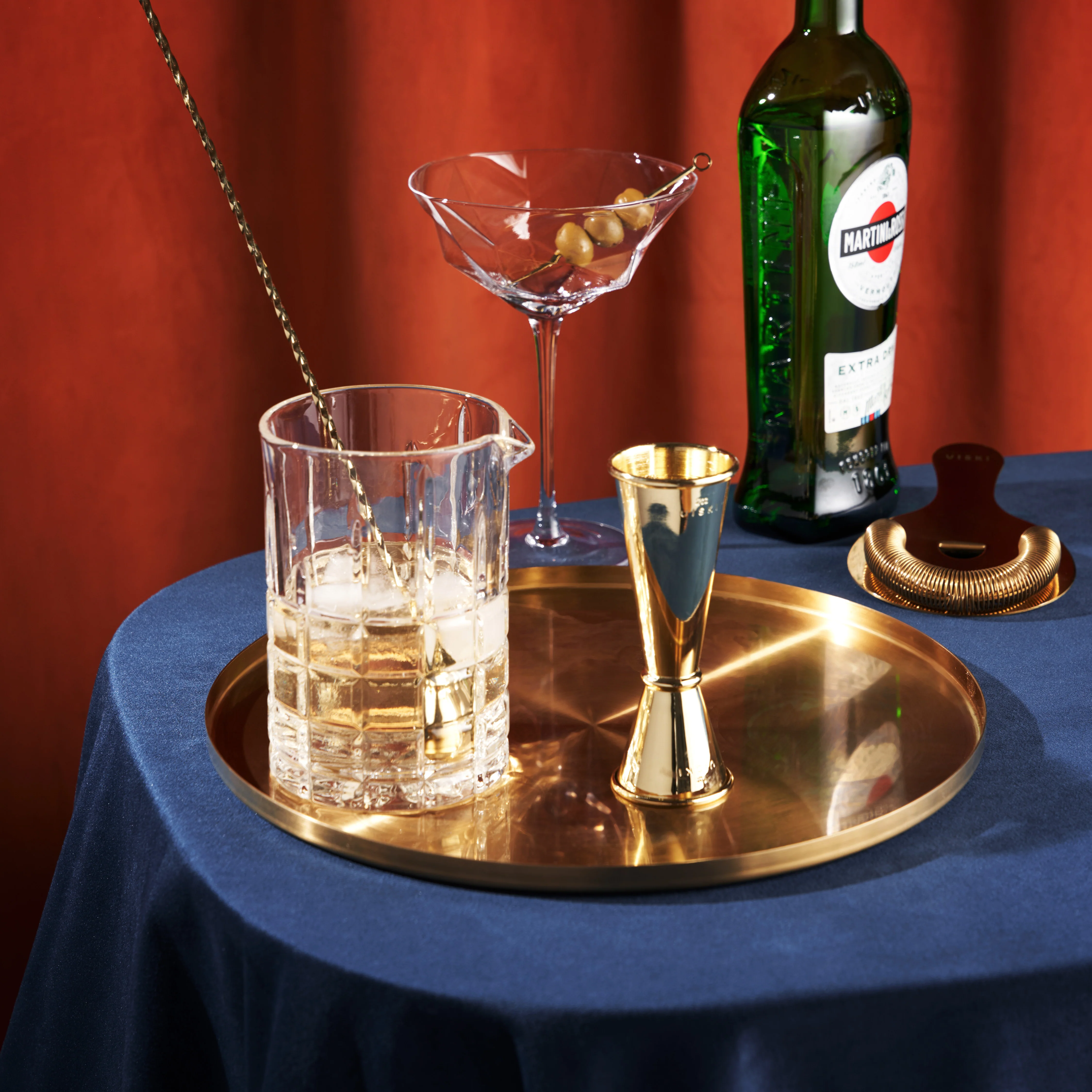 Belmont 7-Piece Barware Set in Gold - Image 5