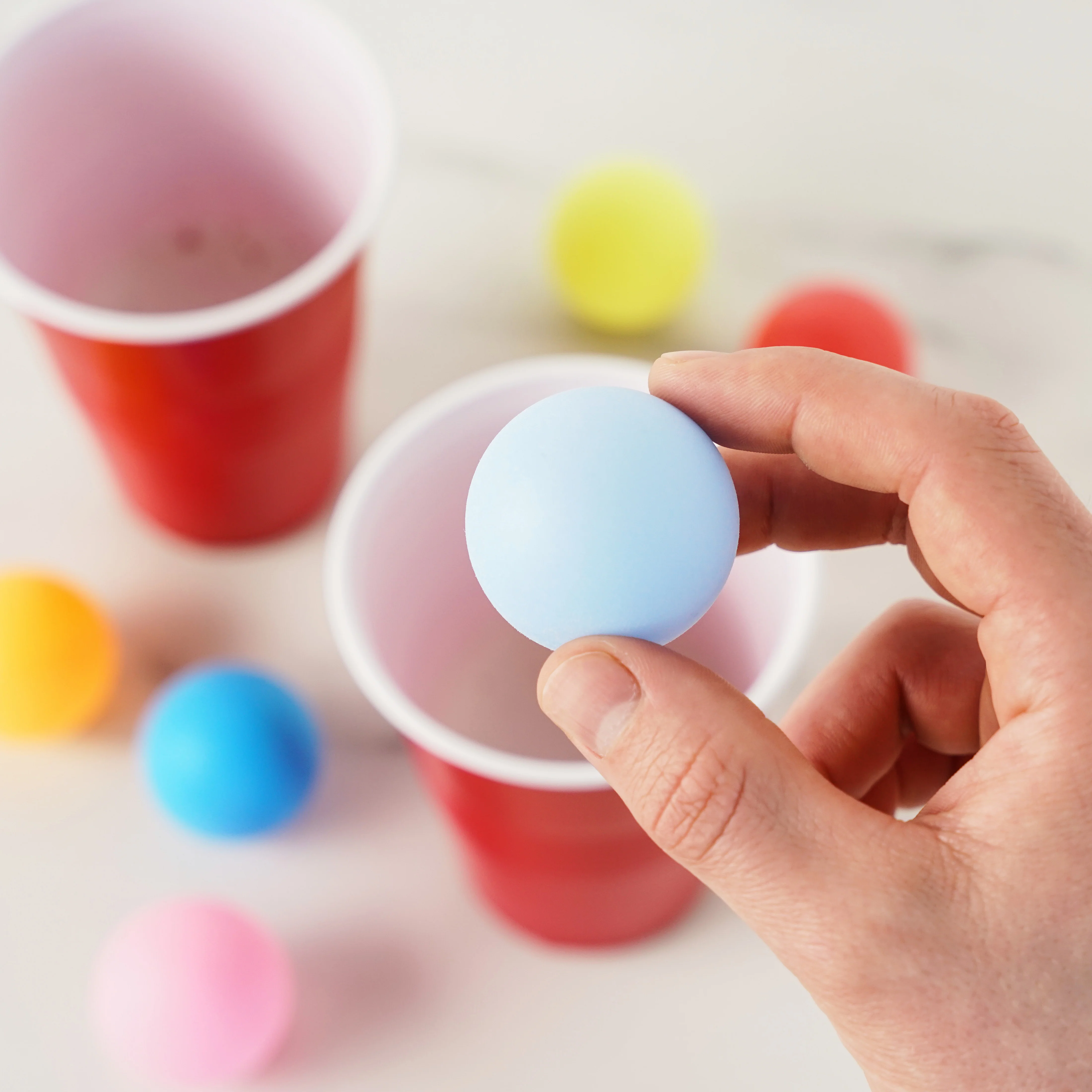 Party Beer Pong Balls in Assorted Colors, 6ct - Image 4