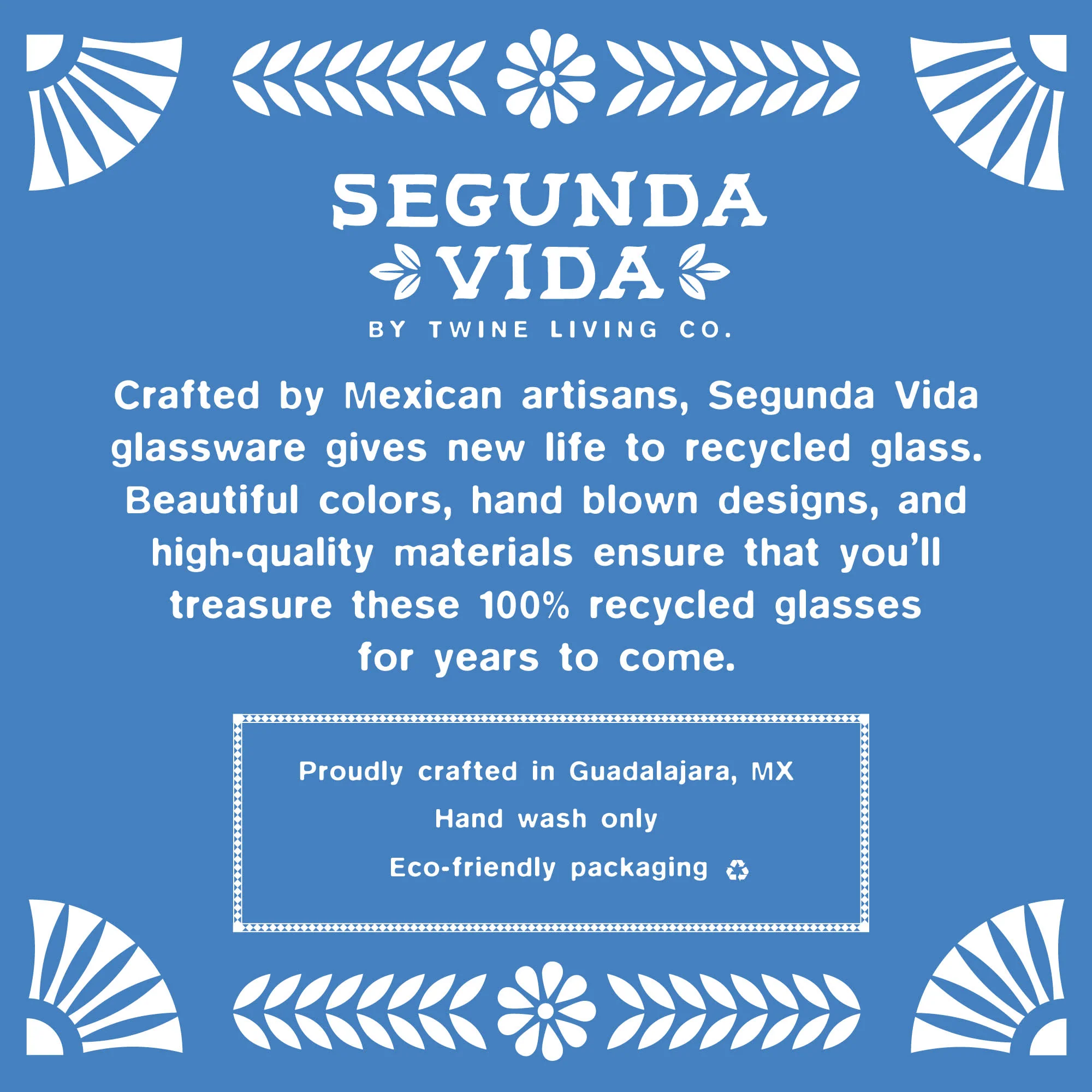 Segunda Vida Primavera Recycled Shot Glasses, Set of 4 - Image 9