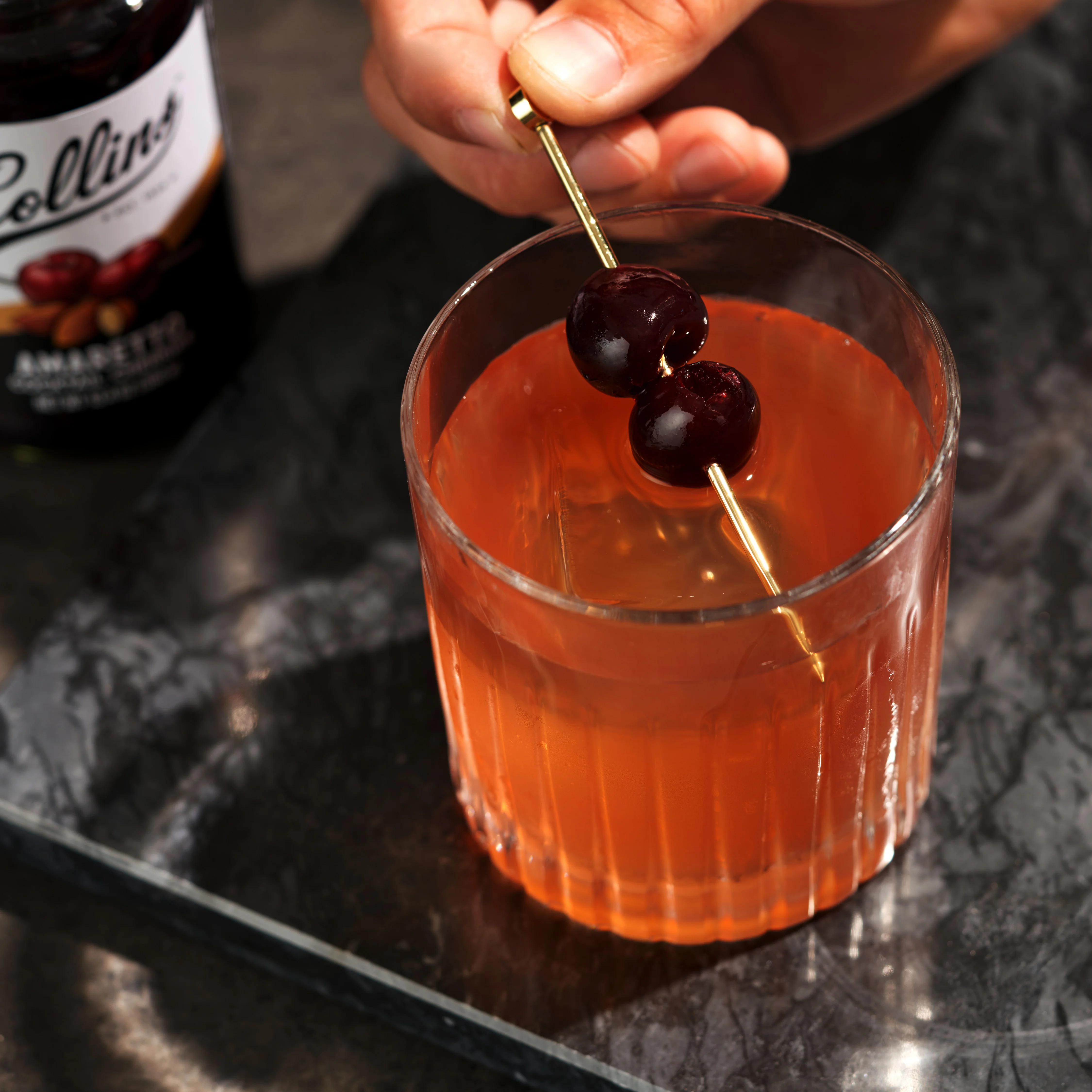 Stemless Amaretto Cherries, 13.4 oz - Image 3