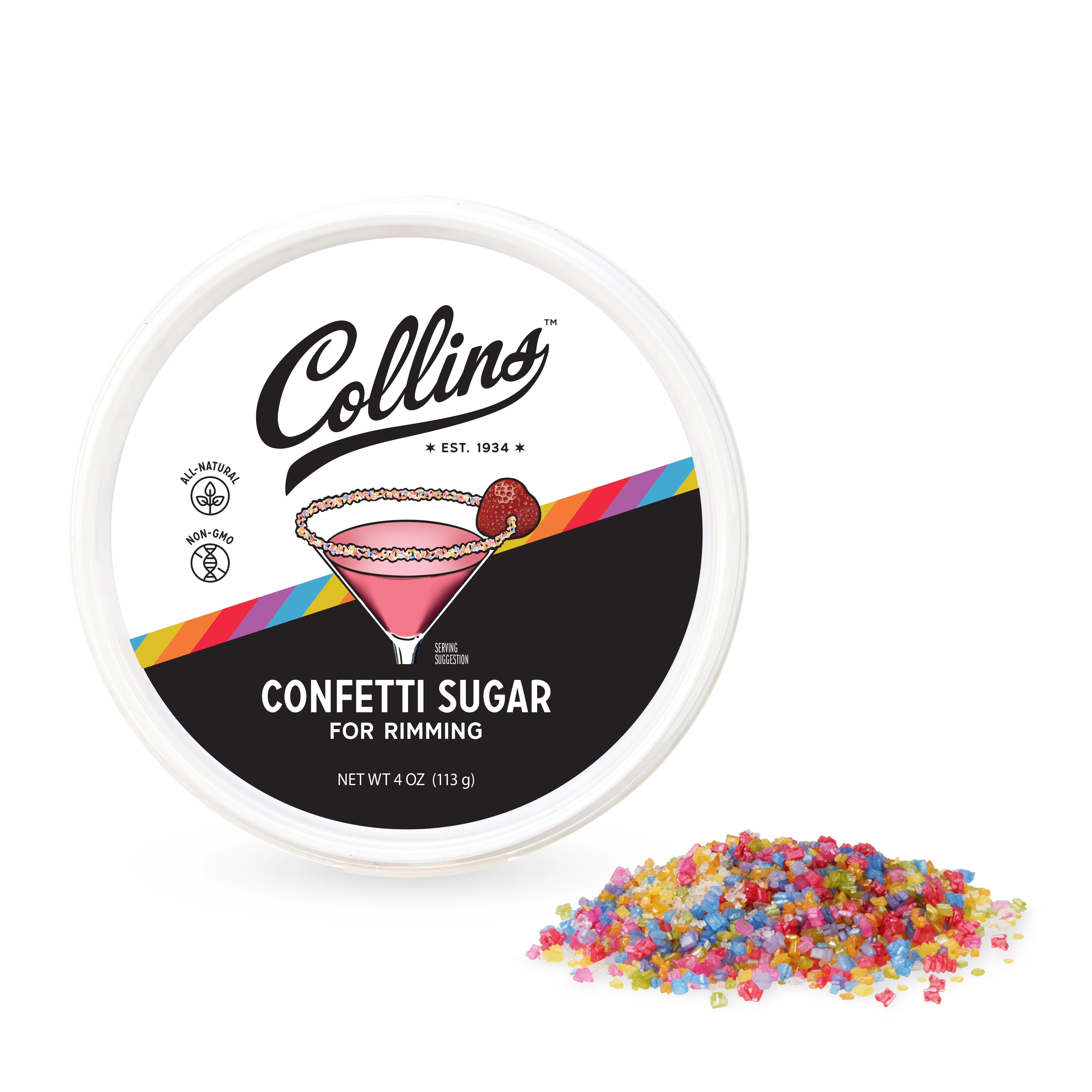 Confetti Rimming Sugar, 4 oz - Image 3
