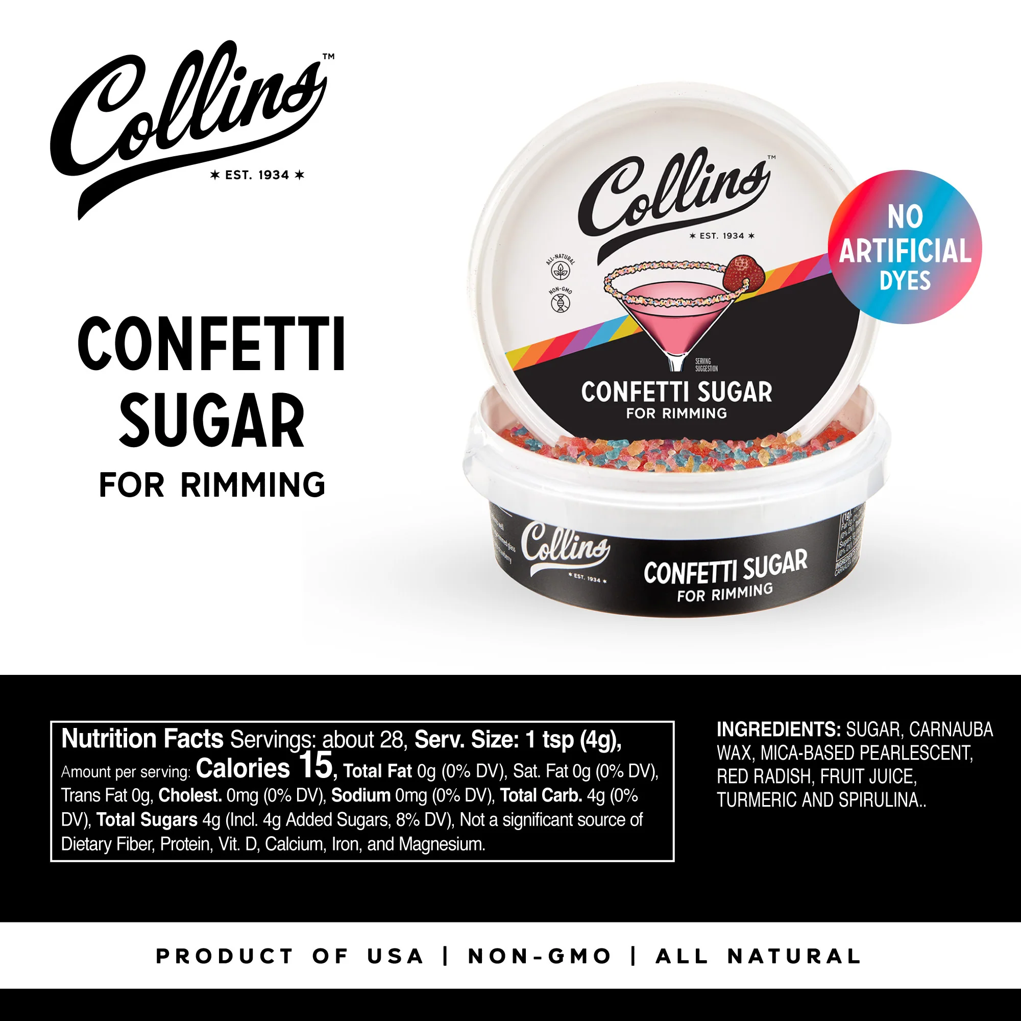 Confetti Rimming Sugar, 4 oz - Image 8