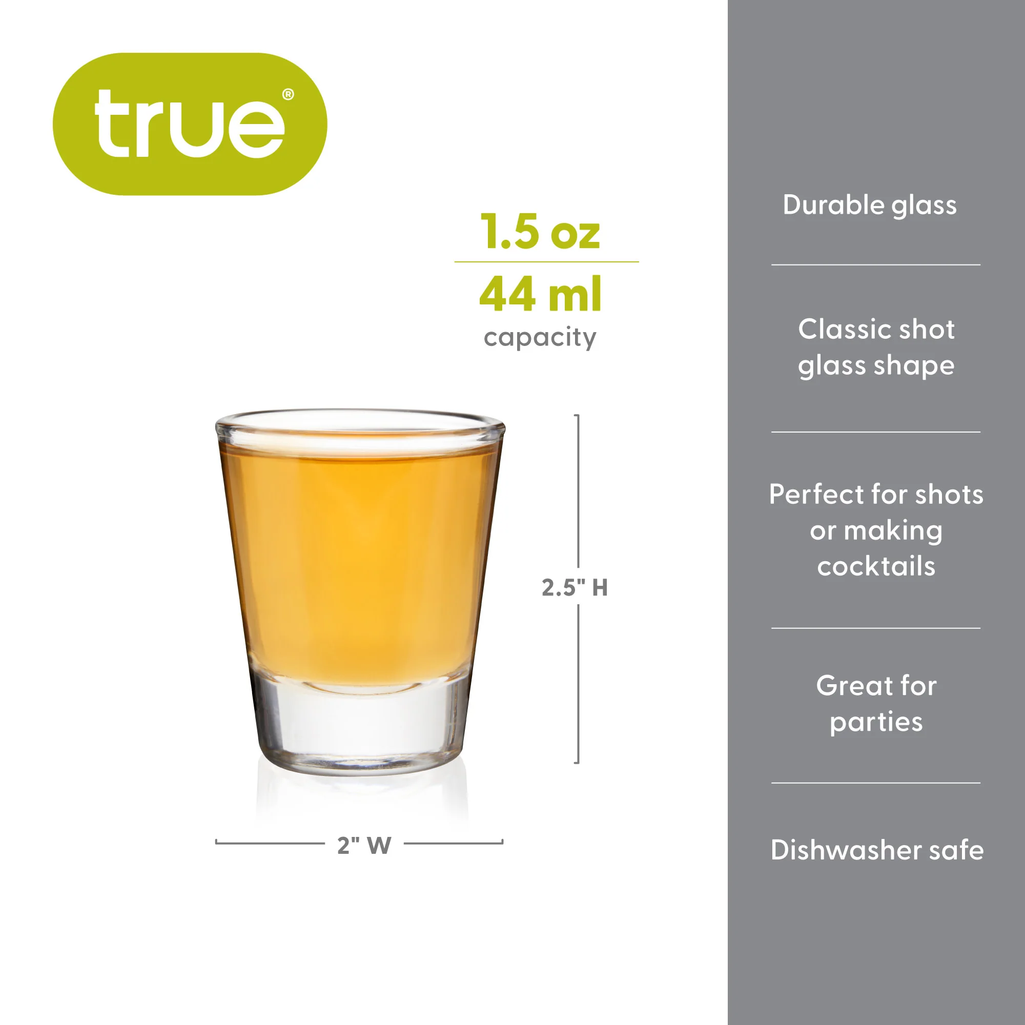 Shotski 1.5 oz Classic Shot Glass, Bulk - Image 5