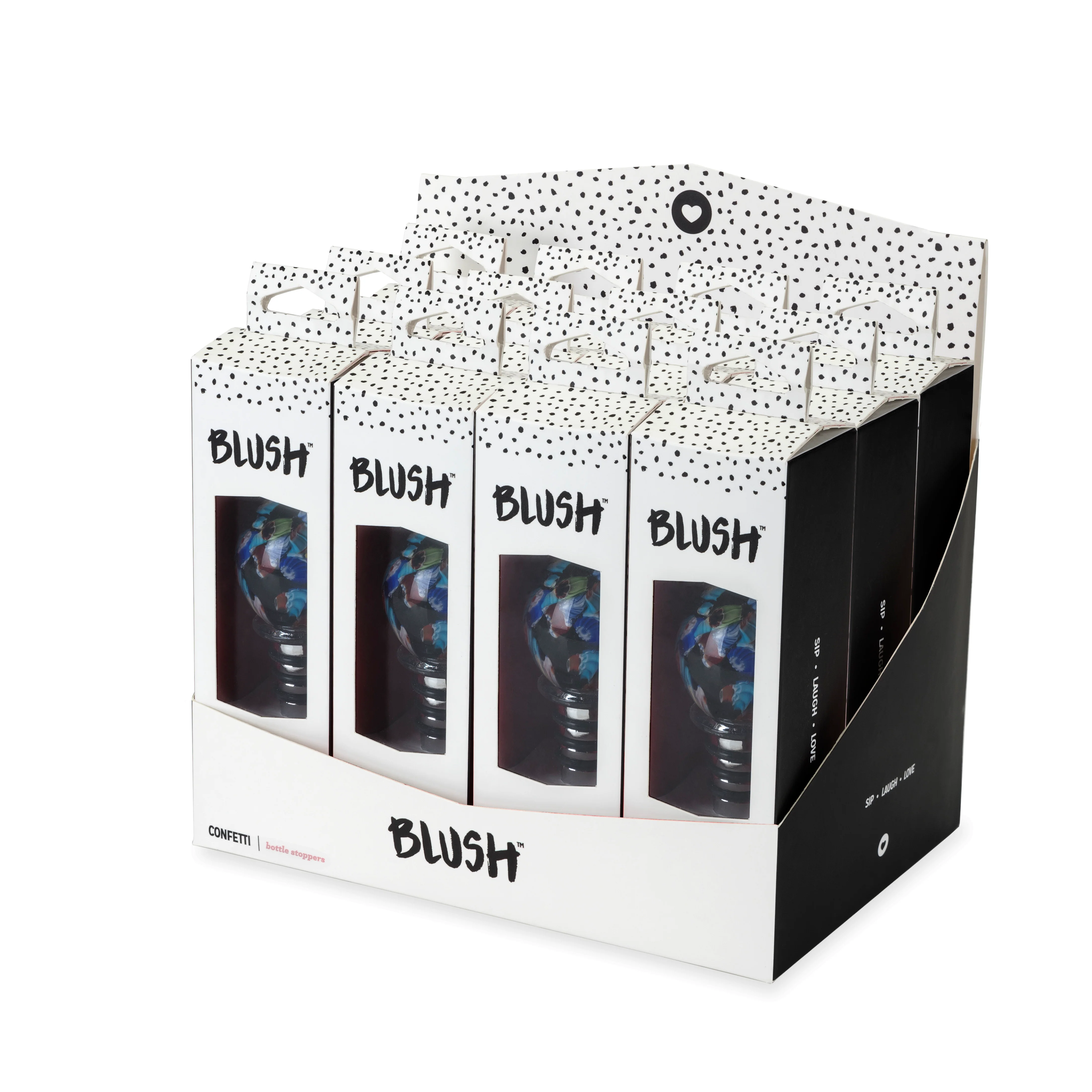 Confetti Glass Bottle Stopper in Assorted Colors - Image 3