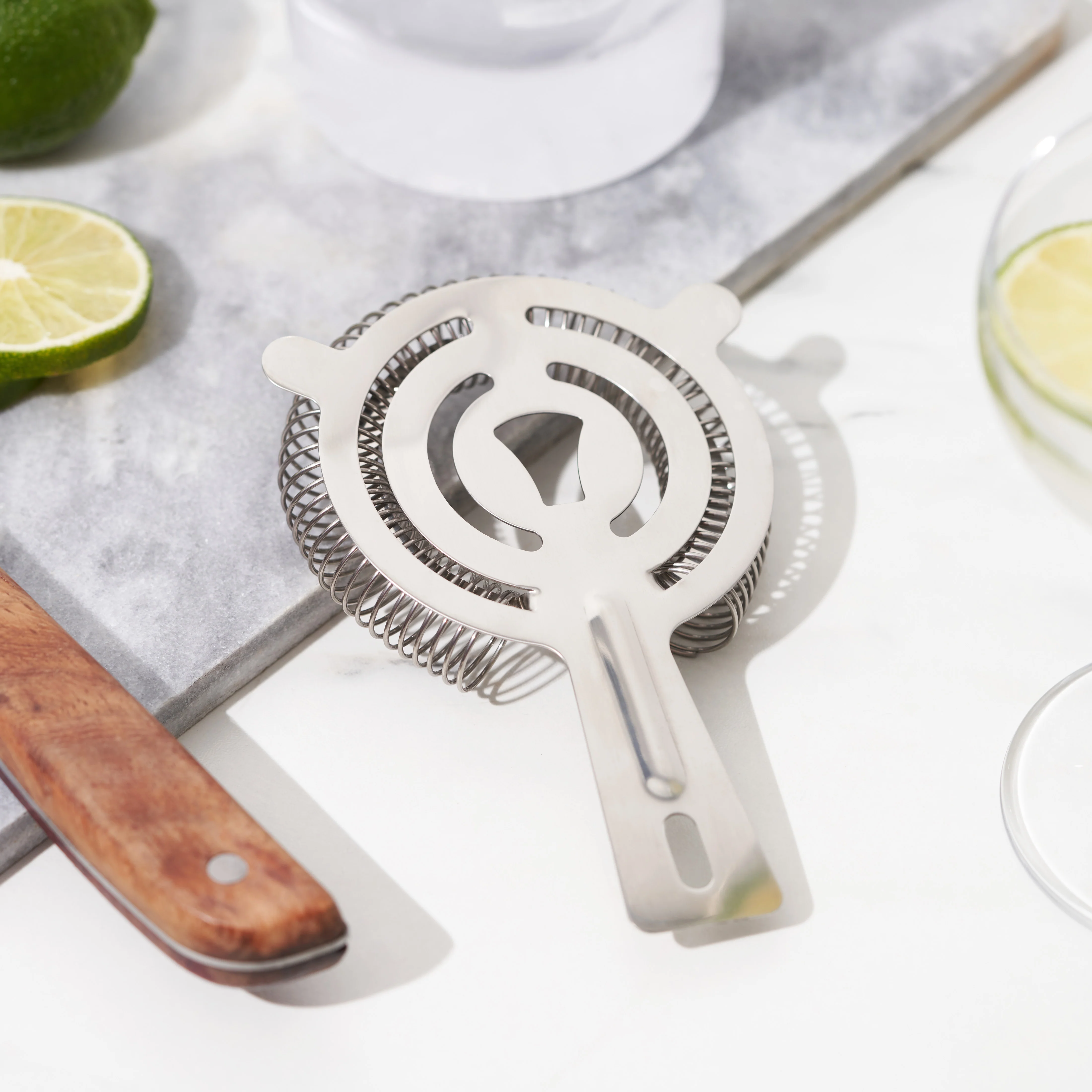 Hawthorne Cocktail Strainer in Stainless Steel - Image 5
