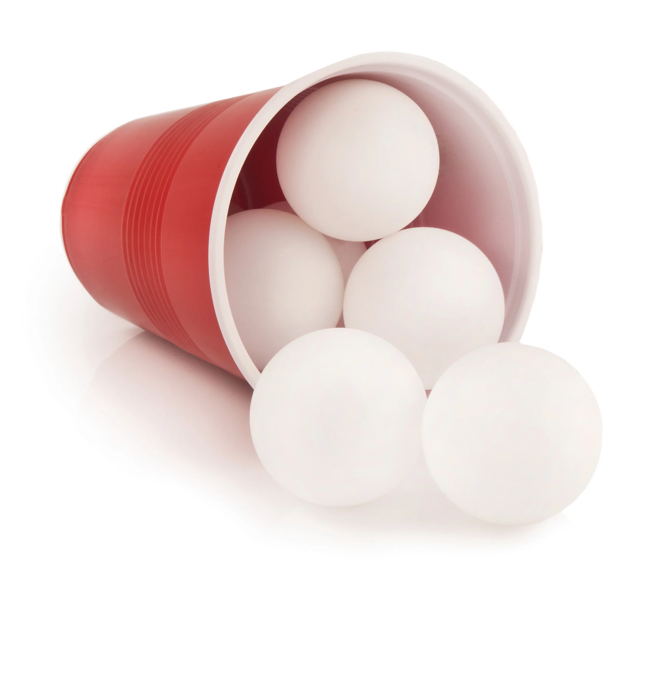 Party Beer Pong Balls in White, Set of 6 - Image 3