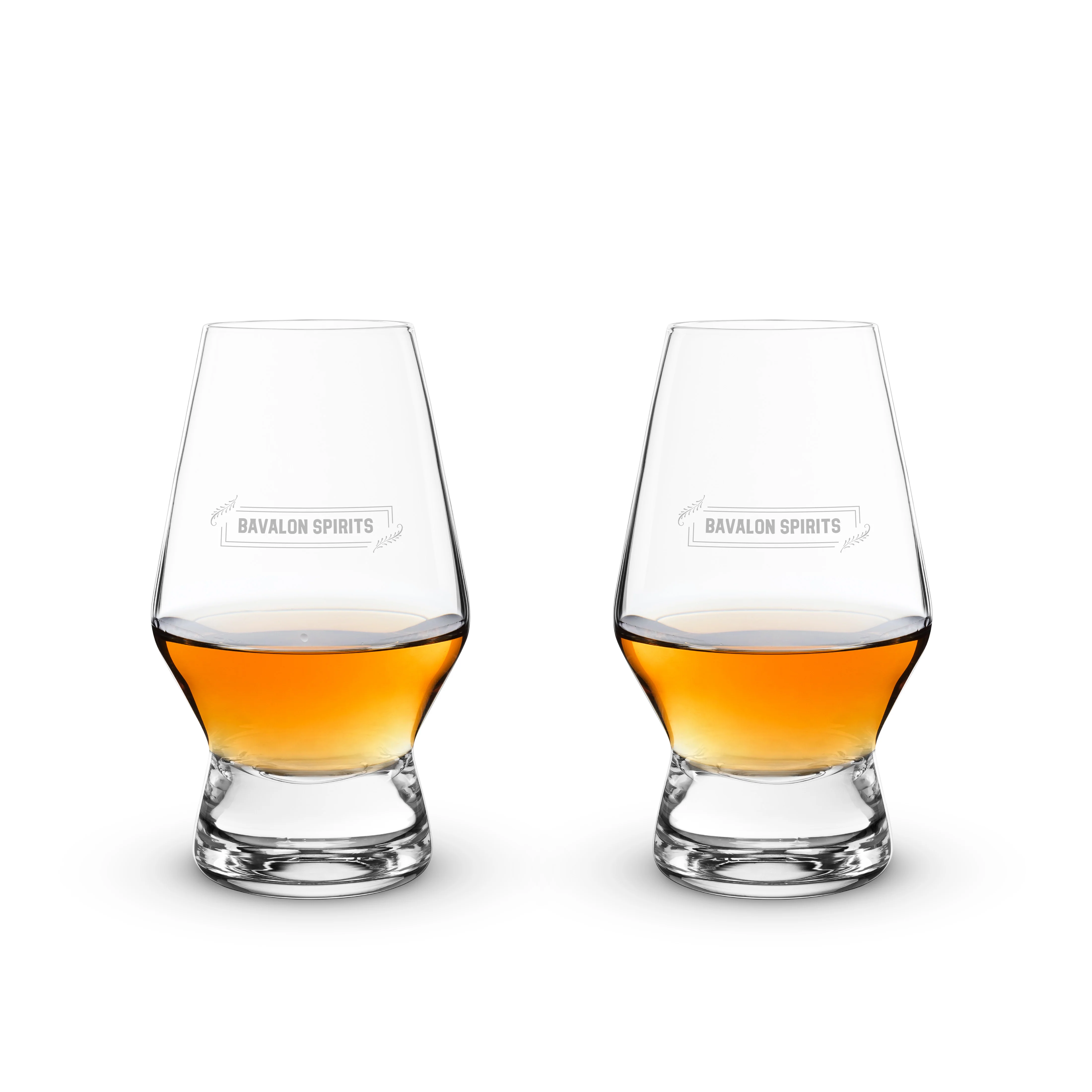 Raye Heavy Base Crystal Whiskey Tasting Glasses, Set of 2 - Image 4