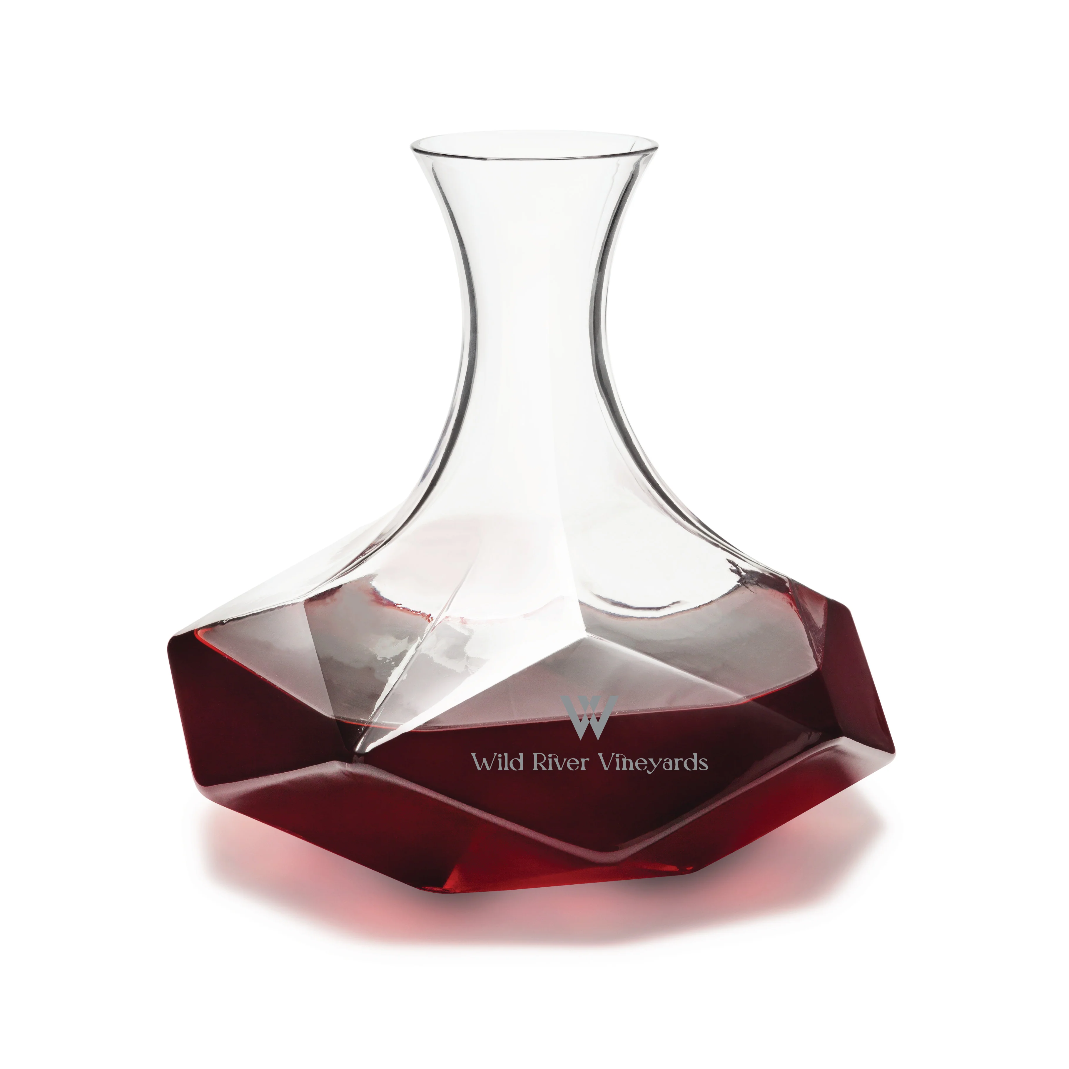 Seneca Crystal Faceted Wine Decanter - Image 4