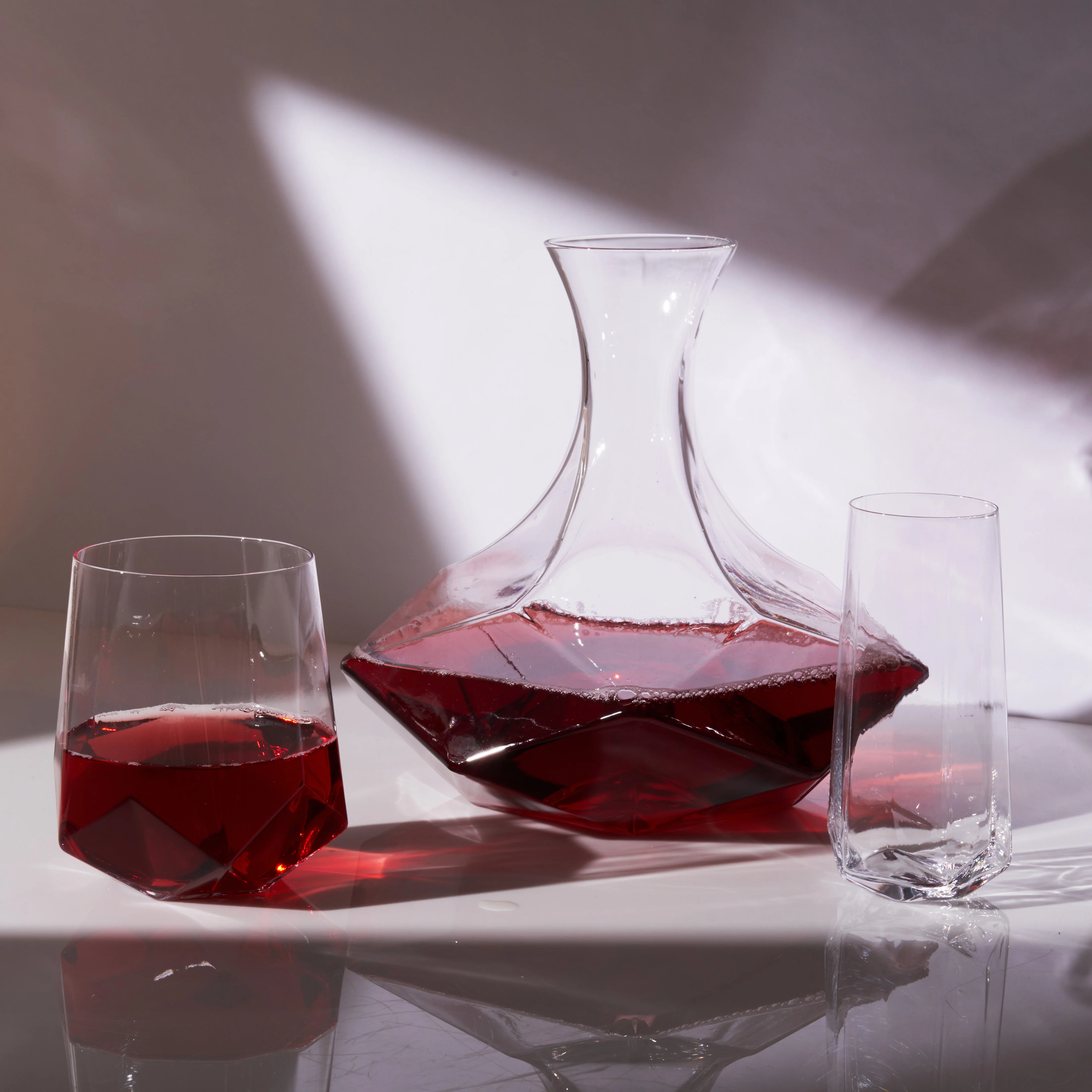 Seneca Crystal Faceted Wine Decanter - Image 5