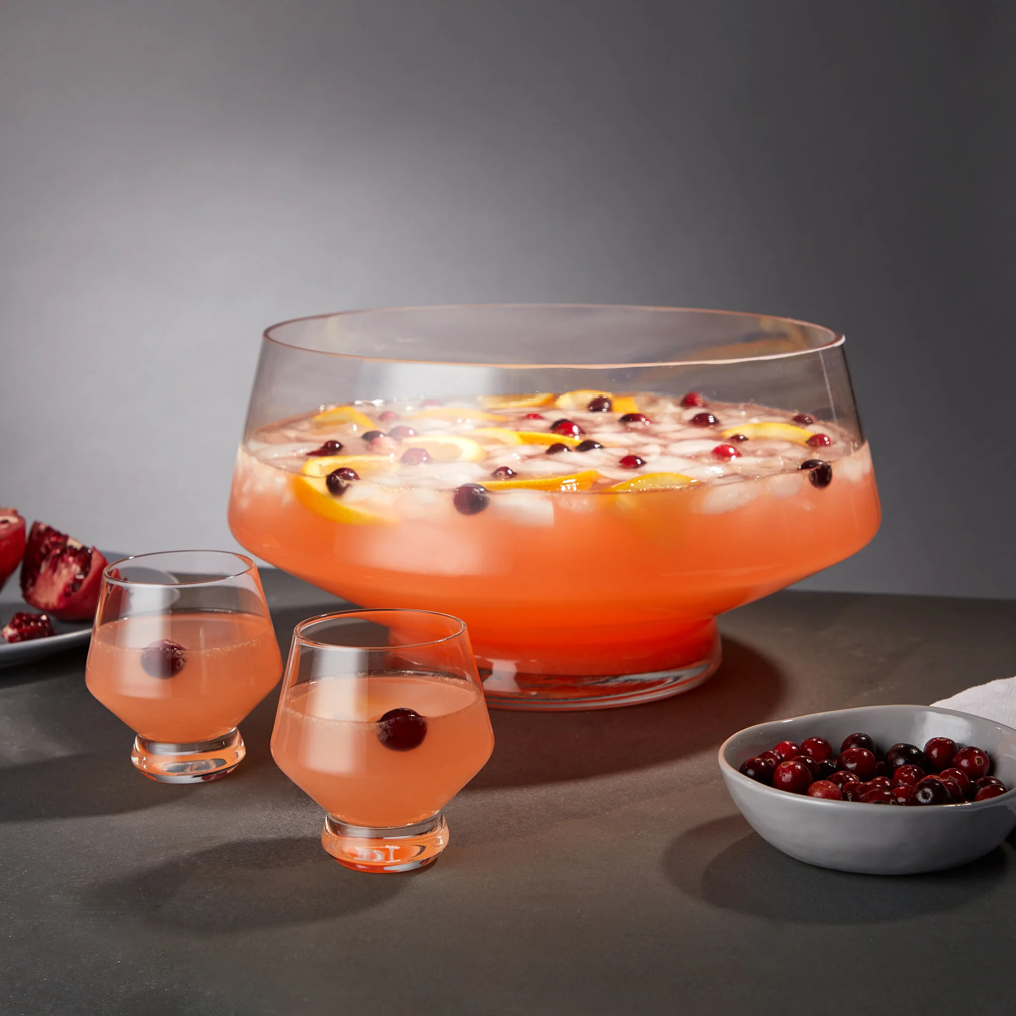 Raye Heavy Base Punch Bowl - Image 5