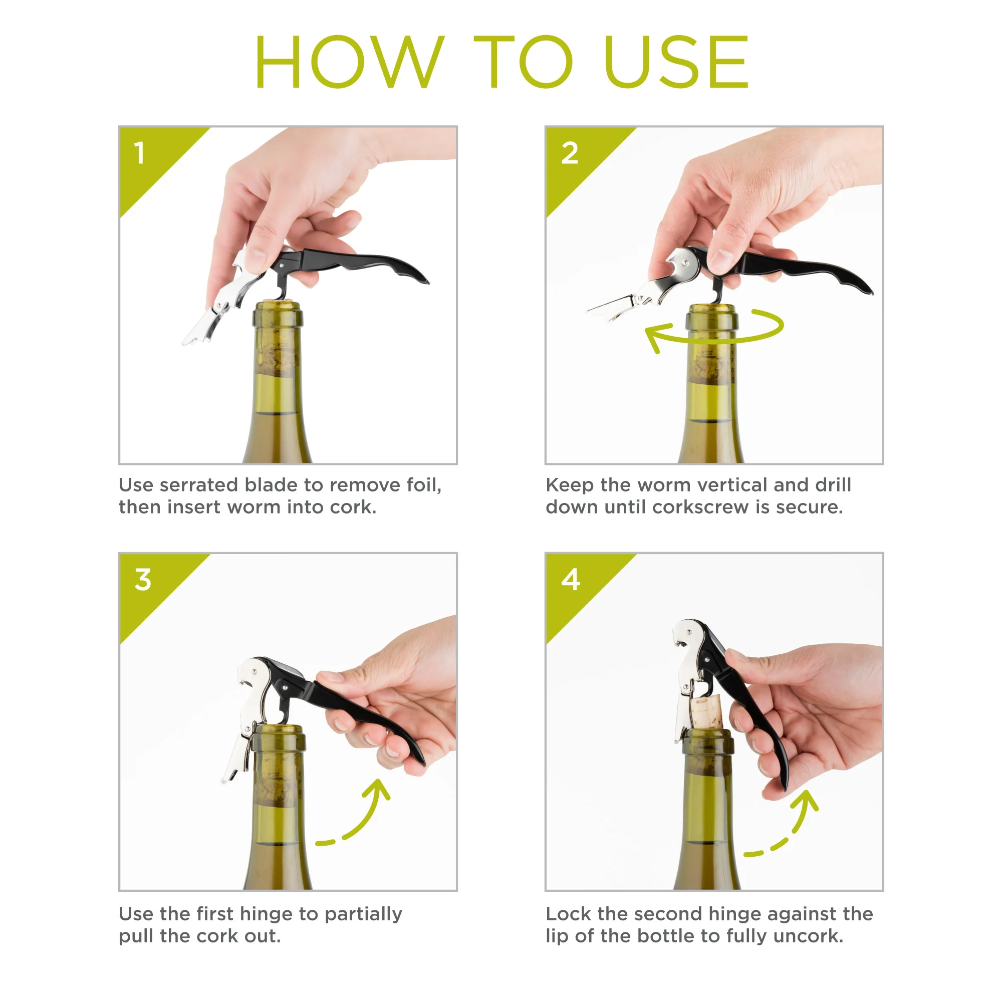 Truetap Waiter's Corkscrew in Lime - Image 8