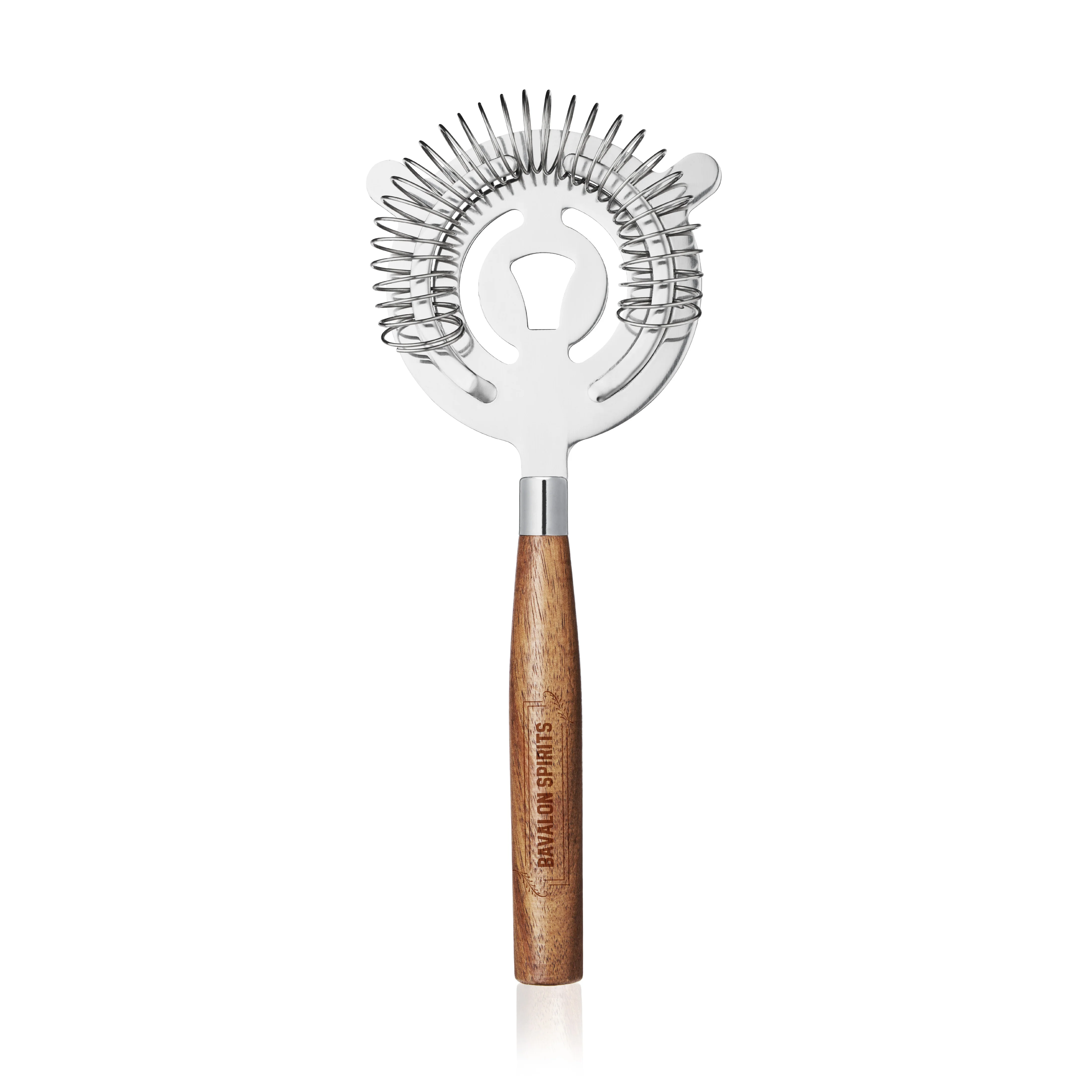 Cocktail Strainer with Acacia Wood Handle - Image 4