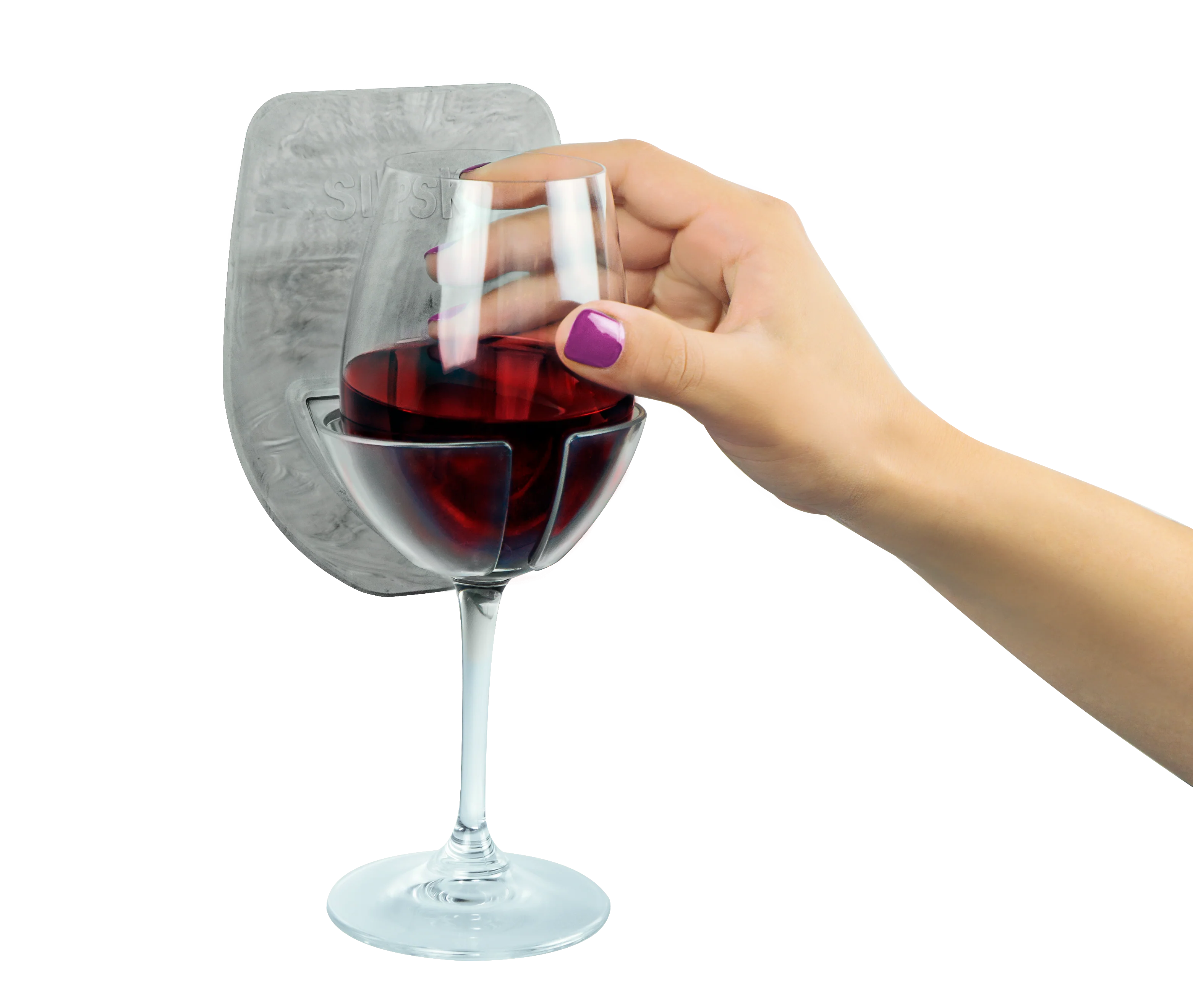 Sipski Shower Wine Holder in Marble - Image 3